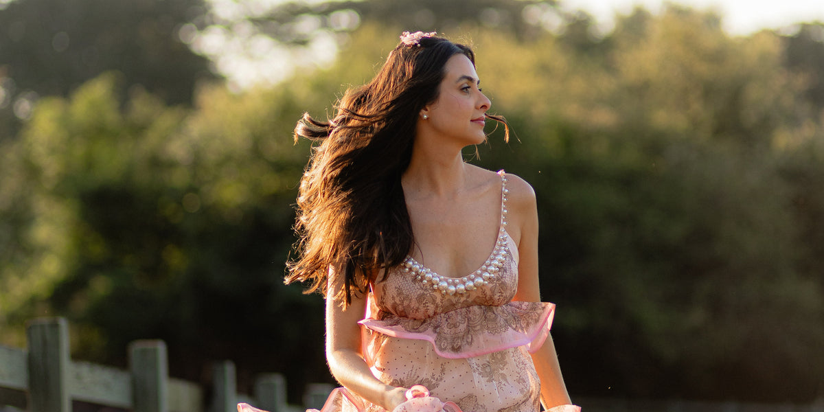 Caroline Duó em fotografia real do casamento, campanha 31 de Maio